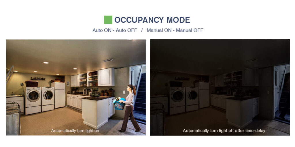 occupancy sensor working mode