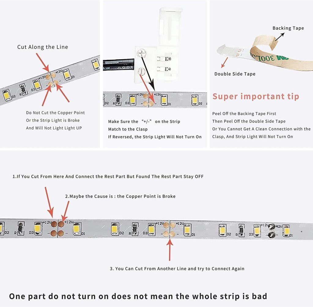 Motion Sensor LED Strip Lights - Rayzeek